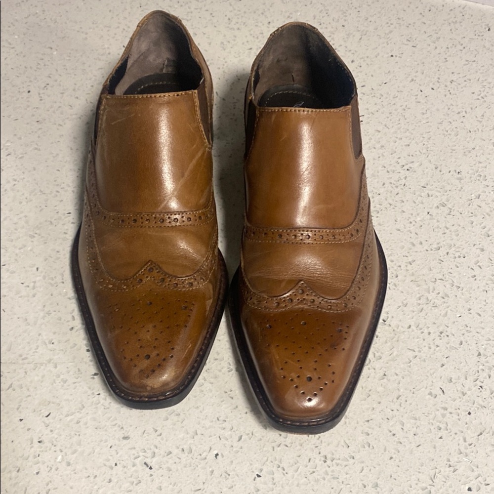 Giorgio Brutini Brown Leather Oxfords Classic Style